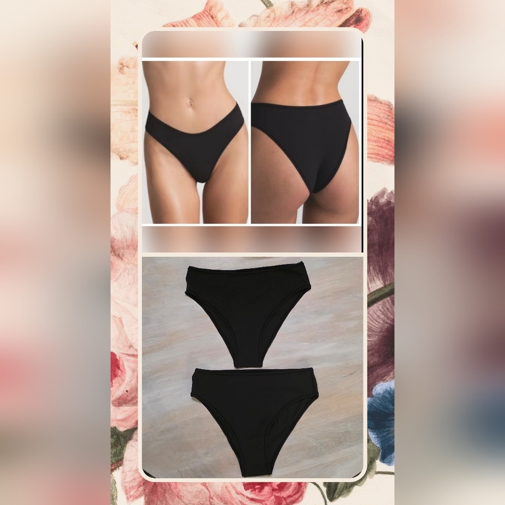 2pcs NWOT SKIMS Fits Everybody Cheeky Brief / L/ONYX